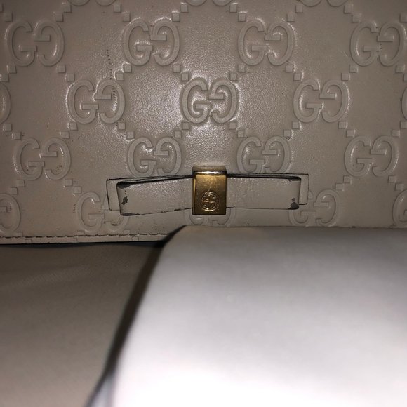 SOLD ♥ Authentic Gucci off-white GUCCI chain bag - Picture 3 of 9
